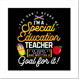 Im A Special Education Teacher Teach Sen Sped Educator Posters and Art